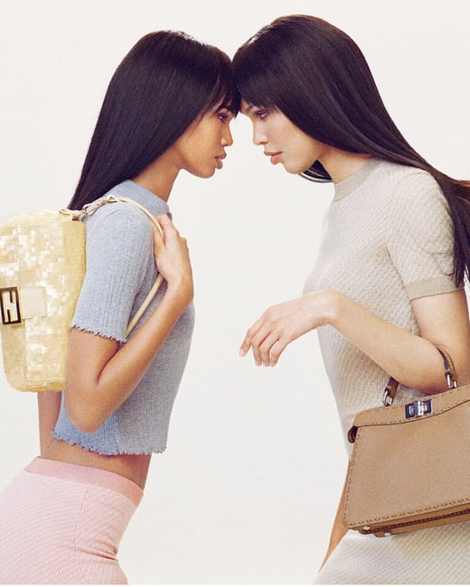 Jordan Daniels and Nara Aziza Smith for Fendi | IMAGE COURTESY OF FENDI